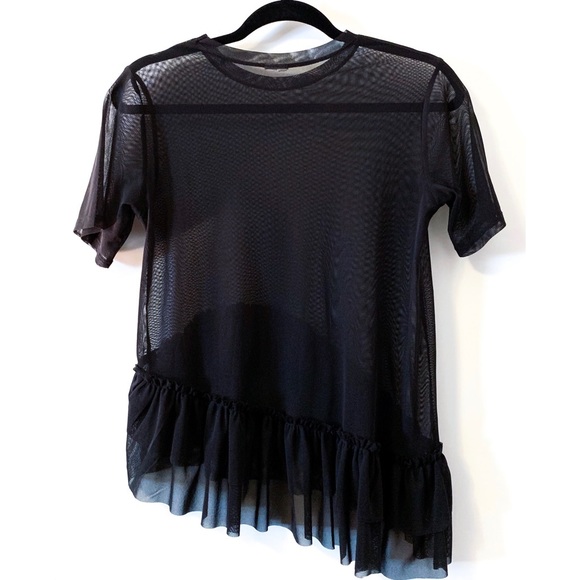 ASOS Layered Ruffled Hem Shirt - Picture 6 of 6